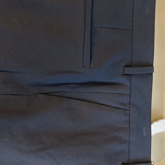 Zara Navy Blue NWT Men’s Size 34 Textured Suit Pants - Picture 8 of 15